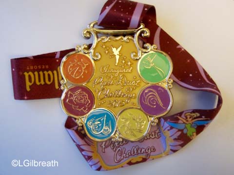 2015 Tinker Bell Pixie Dust Challenge medal
