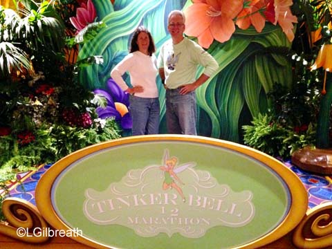 2015 Tinker Bell Half Marathon photo backdrop