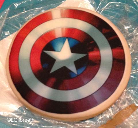 Captain America Shield Cookie Age of Ultron