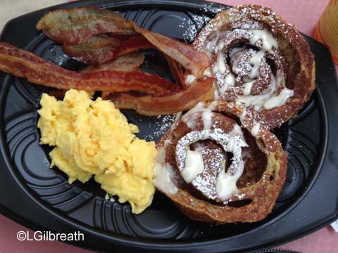 River Belle Terrace Cinnamon Roll French Toast