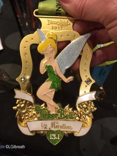 Tinker Bell Half Marathon medal