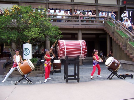 Drummers in action
