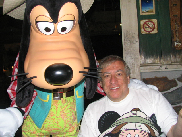 Mike and Goofy