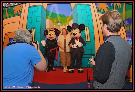 Barrie doing PhotoPass duty at A Night of Sweet Bites and Street Lights meet in Disney's Hollywood Studios, Walt Disney World, Orlando, Florida