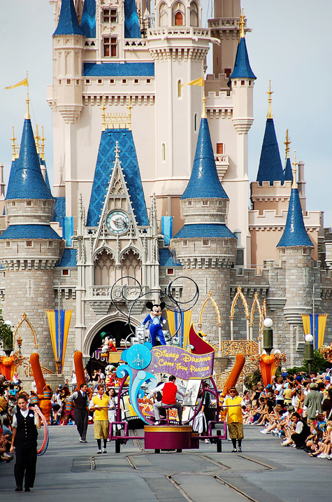 Parade at the Magic Kingdom in Walt Disney World