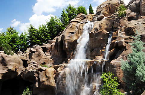 Canada's Rocky Mountain Waterfalls in Epcot