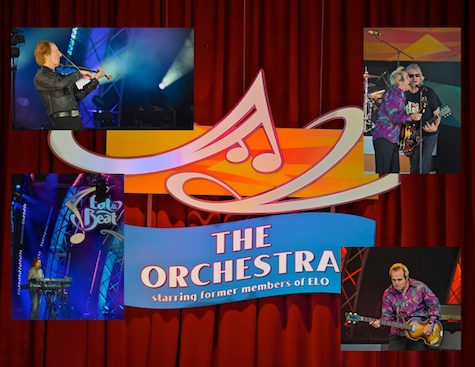Former members of ELO make up The Orchestera performing during an Eat to the Beat concert at the America Gardens Theatre, Walt Disney World, Orlando, Florida