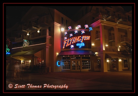 Flying Fish restaurant on Disney's Boardwalk, Walt Disney World, Orlando, Florida