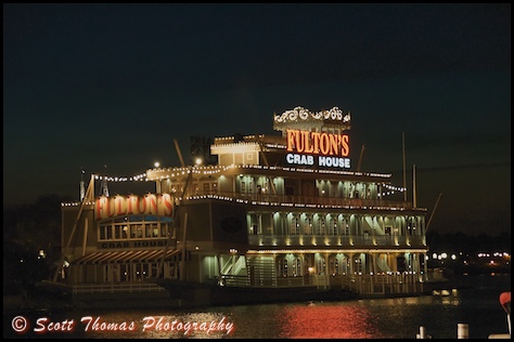 Fulton's Crab House restaurant in Downtown Disney's Marketplace, Walt Disney World, Orlando, Florida.