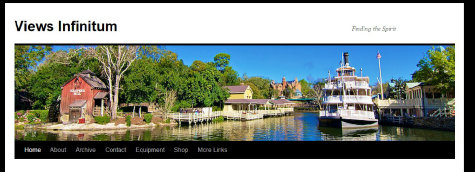 View of Tom Sawyer Island and Liberty Square in the Magic Kingdom, Walt Disney World, Orlando, Florida