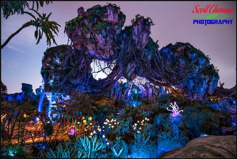 Floating Mountains in the Valley of Mo'ara at Pandora in Disney's Animal Kingdom, Walt Disney World, Orlando, Florida