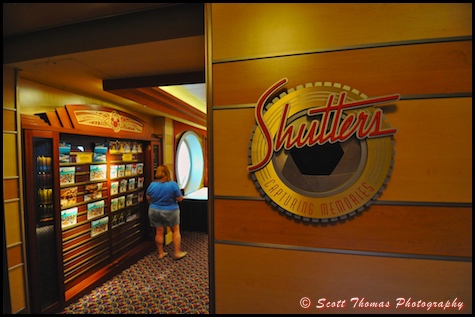 Entrance to Shutters on the Disney Dream Cruise Ship.