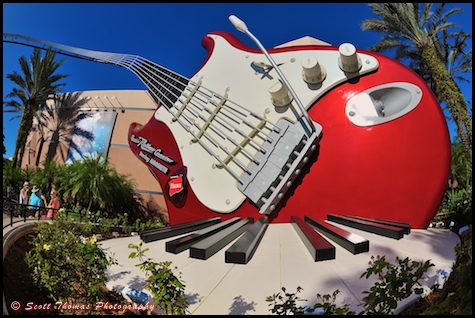 Rock 'n' Roller Coaster building in Disney's Hollywood Studios, Walt Disney World, Orlando, Florida