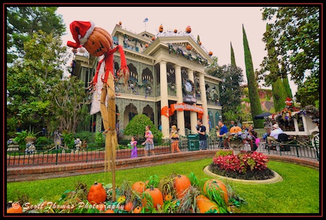 Haunted Mansion Holiday at Disneyland, Anaheim, California