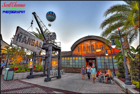 Jock Lindsey's Hangar Bar in Disney Springs edited in Macphun Intensify CK, Walt Disney World, Orlando, Florida