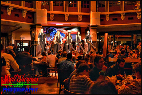 Irish Dancing inside the Raglan Road Irish Pub and Restaurant in Disney Springs, Walt Disney World, Orlando, Florida
