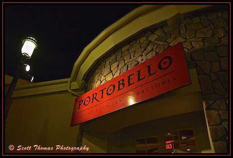 Portobello Country Italian Trattoria at Downtown Disney Marketplace, Walt Disney World, Orlando, Florida
