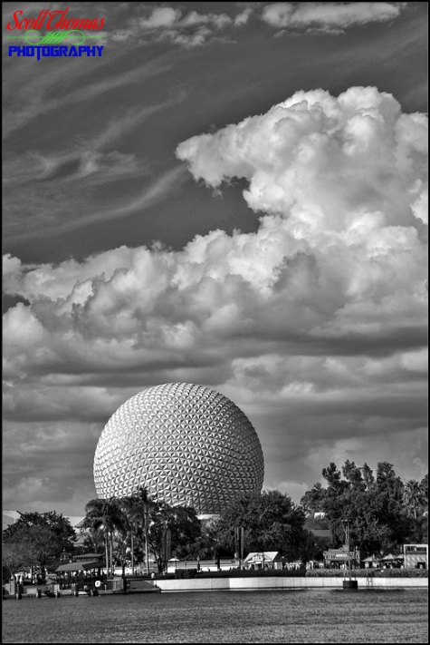 Spaceship Earth in Epcot, Walt Disney World, Orlando, Florida