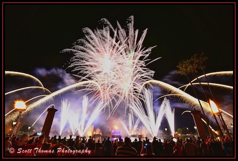 Illuminations fireworks show in Epcot, Walt Disney World, Orlando, Florida