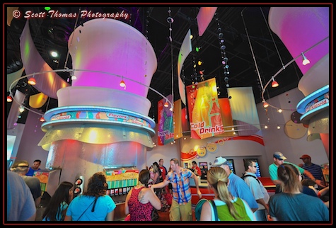 Inside Club Cool in Epcot's Future World, Walt Disney World, Orlando, Florida