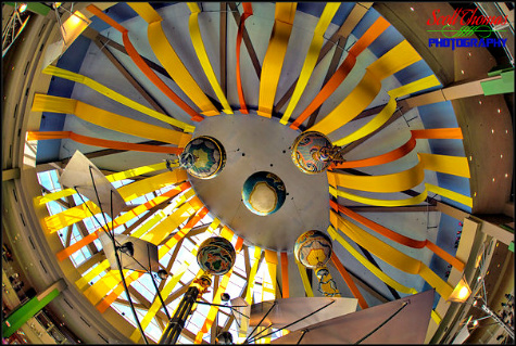 Season Balloons in The Land pavilion in Epcot's Future World, Walt Disney World, Orlando, Florida