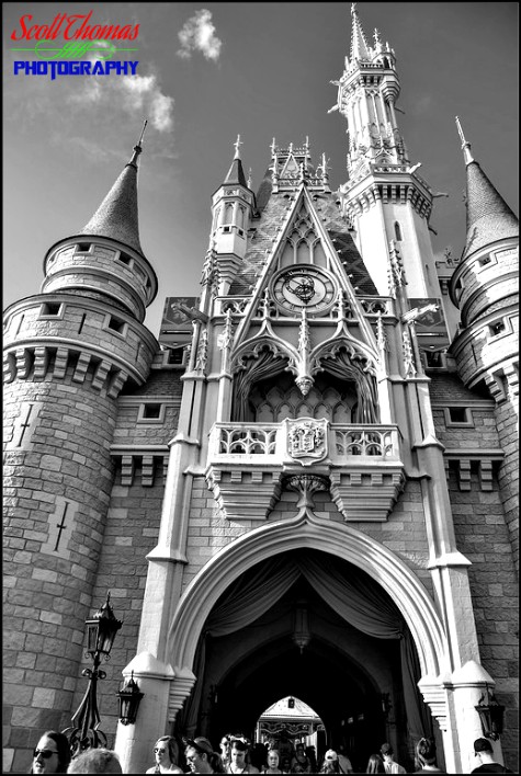 Cinderella Castle in the Magic Kingdom, Walt Disney World, Orlando, Florida