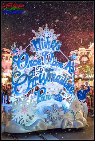 Mickey's Once Upon A Christmastime Parade in the Magic Kingdom, Walt Disney World, Orlando, Florida