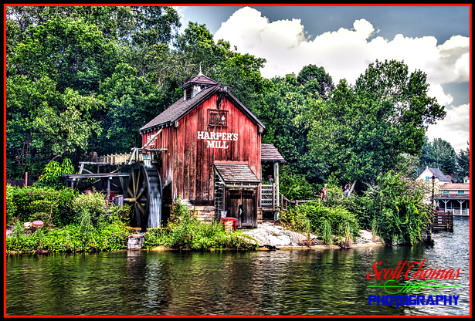 Harper's Mill on Tom Sawyer Island at the Magic Kingdom, Walt Disney World, Orlando, Florida