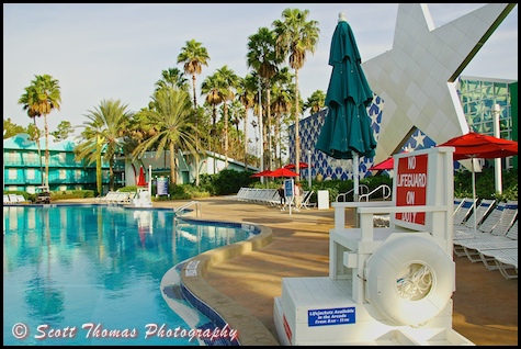 Main pool at the All Star Sports resort, Walt Disney World, Orlando, Florida