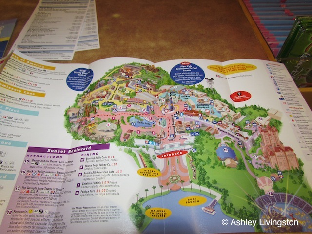 Disney's Hollywood Studios Map