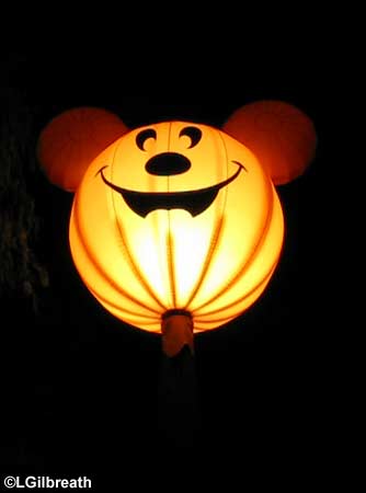 Mickey pumpkin light
