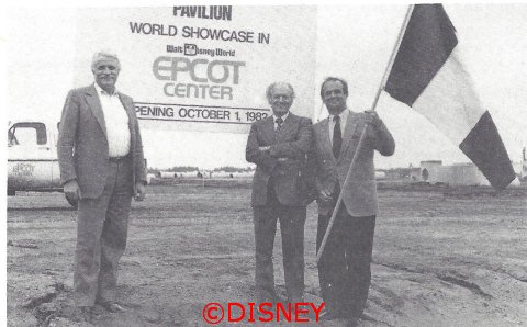 France Ground Breaking at Epcot