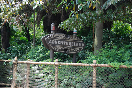 Adventureland in Hong Kong Disneyland