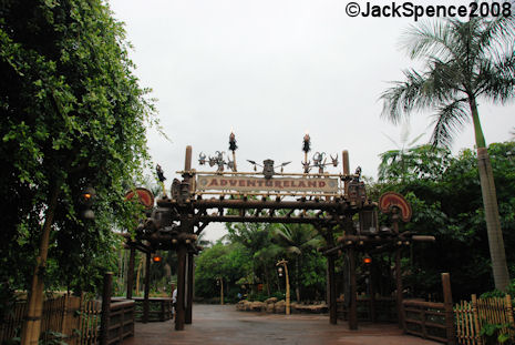 Adventurland Entrance Hong Kong Disneyland