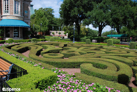 French formal garden