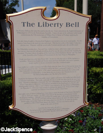 Liberty Bell Sign